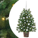 vidaXL Mű karácsonyfa 150 LED-del állvánnyal Zöld 95 cm PE és PVC