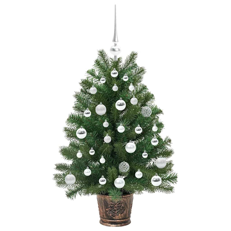 vidaXL Mű karácsonyfa 150 LED-del állvánnyal Zöld 95 cm PE és PVC