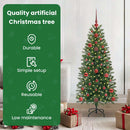 vidaXL Mű karácsonyfa 150 LED-del állvánnyal Zöld 120 cm PE és PVC
