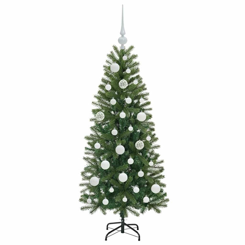 vidaXL Mű karácsonyfa 150 LED-del állvánnyal Zöld 120 cm PE és PVC