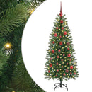 vidaXL Mű karácsonyfa 150 LED-del állvánnyal Zöld 150 cm PE és PVC