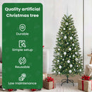 vidaXL Mű karácsonyfa 150 LED-del állvánnyal Zöld 150 cm PE és PVC