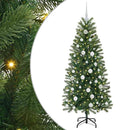 vidaXL Mű karácsonyfa 150 LED-del állvánnyal Zöld 150 cm PE és PVC