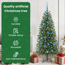 vidaXL Mű karácsonyfa 150 LED-del állvánnyal Zöld 150 cm PE és PVC