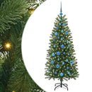 vidaXL Mű karácsonyfa 150 LED-del állvánnyal Zöld 150 cm PE és PVC