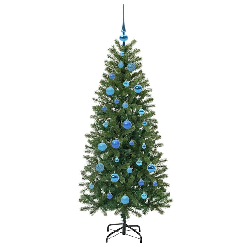 vidaXL Mű karácsonyfa 150 LED-del állvánnyal Zöld 150 cm PE és PVC