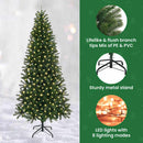 vidaXL Mű karácsonyfa 300 LED-del állvánnyal Zöld 180 cm PE és PVC