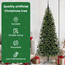 vidaXL Mű karácsonyfa 300 LED-del állvánnyal Zöld 180 cm PE és PVC
