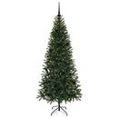 vidaXL Mű karácsonyfa 300 LED-del állvánnyal Zöld 180 cm PE és PVC