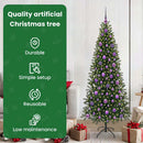 vidaXL Mű karácsonyfa 300 LED-del állvánnyal Zöld 180 cm PE és PVC