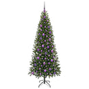 vidaXL Mű karácsonyfa 300 LED-del állvánnyal Zöld 180 cm PE és PVC