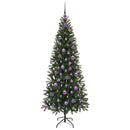 vidaXL Mű karácsonyfa 300 LED-del állvánnyal Zöld 180 cm PE és PVC