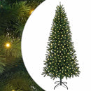 vidaXL Mű karácsonyfa 300 LED-del állvánnyal Zöld 210 cm PE és PVC
