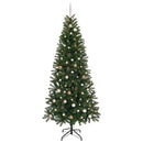 vidaXL Mű karácsonyfa 300 LED-del állvánnyal Zöld 240 cm PE és PVC