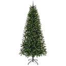 vidaXL Mű karácsonyfa 300 LED-del állvánnyal Zöld 240 cm PE és PVC