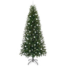 vidaXL Mű karácsonyfa 300 LED-del állvánnyal Zöld 240 cm PE és PVC