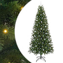 vidaXL Mű karácsonyfa 300 LED-del állvánnyal Zöld 240 cm PE és PVC