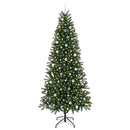 vidaXL Mű karácsonyfa 300 LED-del állvánnyal Zöld 240 cm PE és PVC