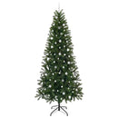 vidaXL Mű karácsonyfa 300 LED-del állvánnyal Zöld 240 cm PE és PVC