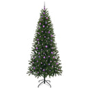 vidaXL Mű karácsonyfa 300 LED-del állvánnyal Zöld 240 cm PE és PVC