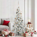 vidaXL Műanyag Hajtogatós Karácsonyfa állvánnyal Zöld 180 cm PE és PVC