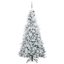 vidaXL Műanyag Hajtogatós Karácsonyfa állvánnyal Zöld 240 cm PE és PVC