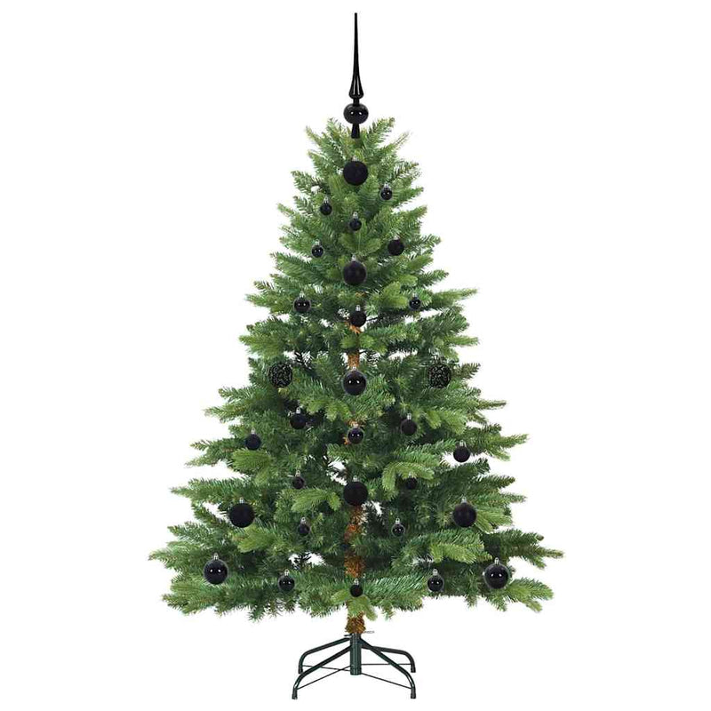 vidaXL Mű karácsonyfa 150 LED-del állvánnyal Zöld 120 cm PE és PVC