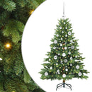 vidaXL Mű karácsonyfa 150 LED-del állvánnyal Zöld 120 cm PE és PVC