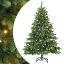 vidaXL Mű karácsonyfa 150 LED-del állvánnyal Zöld 150 cm PE és PVC