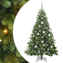 vidaXL Mű karácsonyfa 300 LED-del állvánnyal Zöld 180 cm PE és PVC