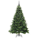 vidaXL Mű karácsonyfa 300 LED-del állvánnyal Zöld 180 cm PE és PVC