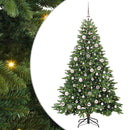 vidaXL Mű karácsonyfa 300 LED-del állvánnyal Zöld 180 cm PE és PVC