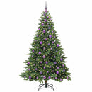 vidaXL Mű karácsonyfa 300 LED-del állvánnyal Zöld 180 cm PE és PVC