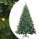 vidaXL Mű karácsonyfa 300 LED-del állvánnyal Zöld 180 cm PE és PVC