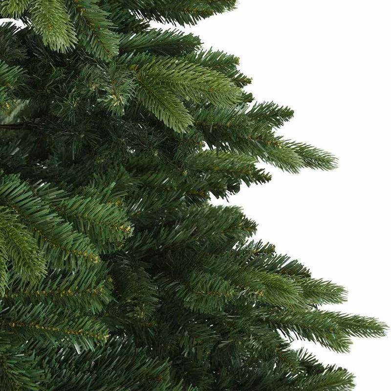 vidaXL Mű karácsonyfa 300 LED-del állvánnyal Zöld 210 cm PE és PVC