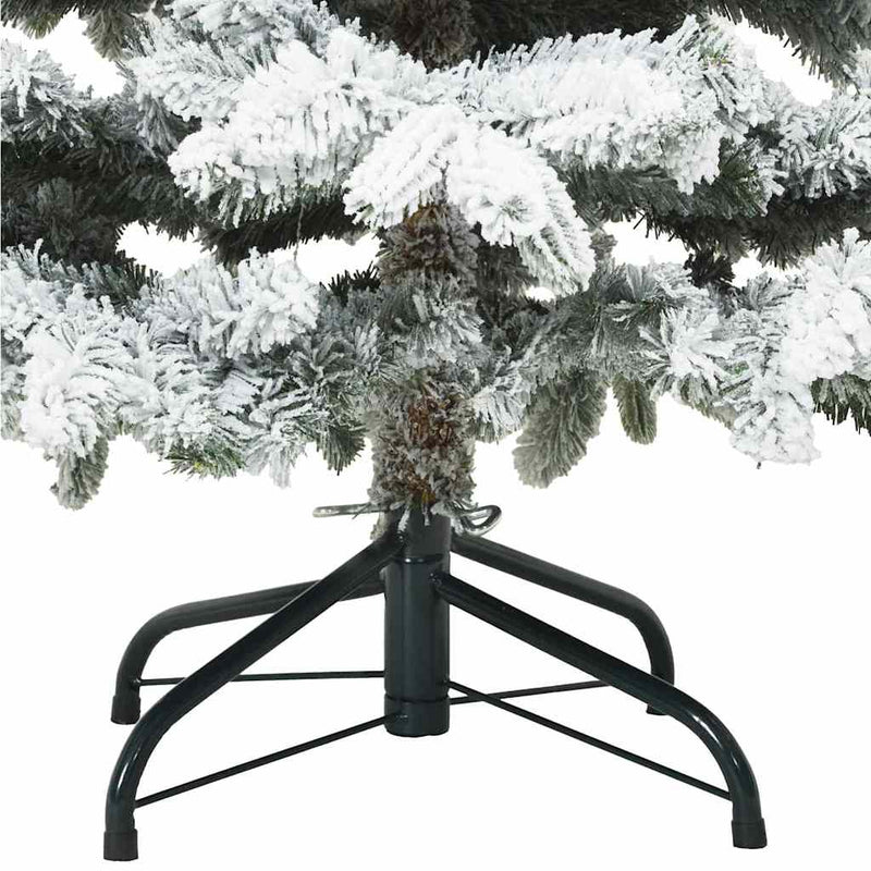 vidaXL Mű karácsonyfa 150 LED-del állvánnyal Zöld 120 cm PE és PVC