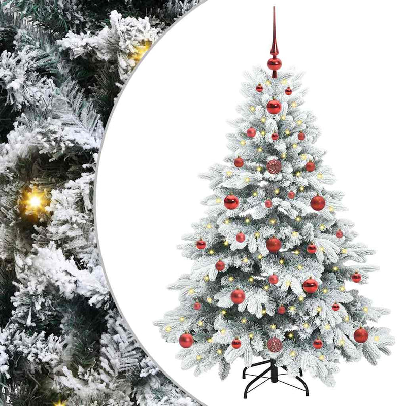 vidaXL Mű karácsonyfa 150 LED-del állvánnyal Zöld 120 cm PE és PVC