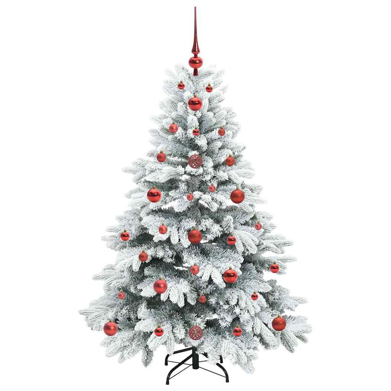 vidaXL Mű karácsonyfa 150 LED-del állvánnyal Zöld 120 cm PE és PVC