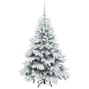 vidaXL Mű karácsonyfa 150 LED-del állvánnyal Fehér 120 cm PE és PVC
