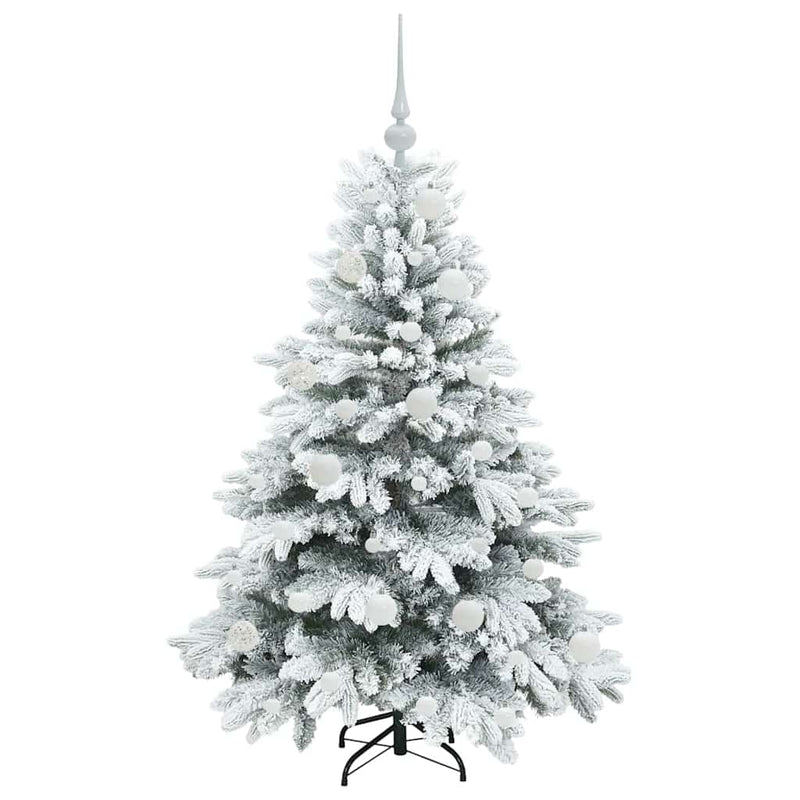 vidaXL Mű karácsonyfa 150 LED-del állvánnyal Zöld 120 cm PE és PVC