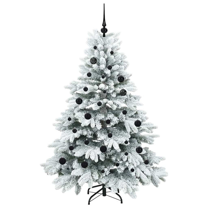 vidaXL Mű karácsonyfa 150 LED-del állvánnyal Zöld 150 cm PE és PVC