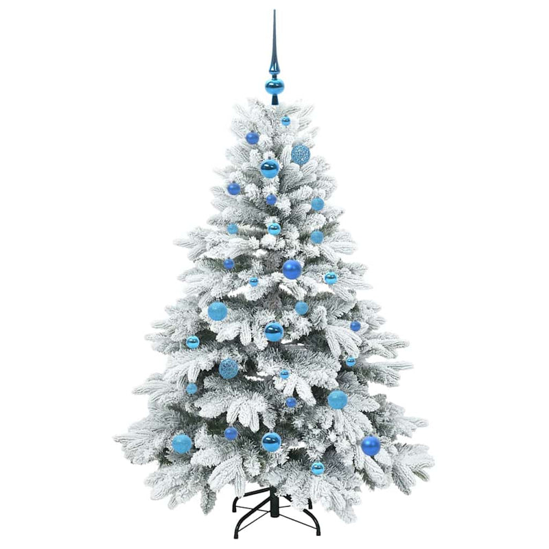 vidaXL Mű karácsonyfa 150 LED-del állvánnyal Zöld 150 cm PE és PVC