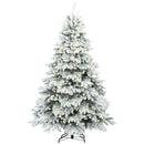 vidaXL Mű karácsonyfa 300 LED-del állvánnyal Fehér 180 cm PE és PVC