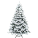 vidaXL Mű karácsonyfa 300 LED-del állvánnyal Fehér 240 cm PE és PVC