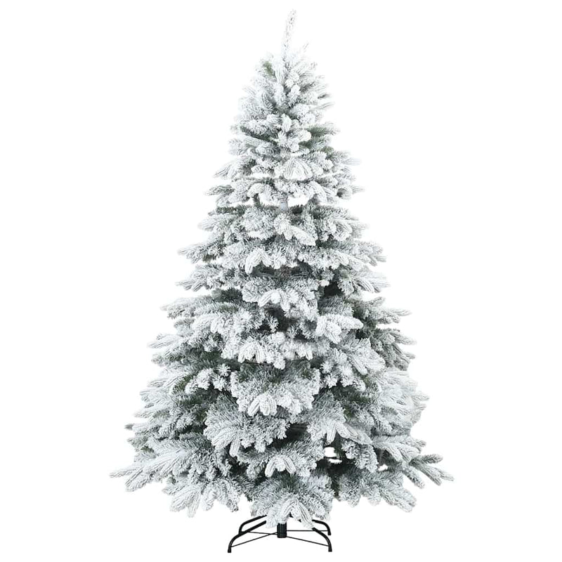 vidaXL Mű karácsonyfa 300 LED-del állvánnyal Zöld 240 cm PE és PVC