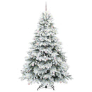 vidaXL Mű karácsonyfa 300 LED-del állvánnyal Zöld 240 cm PE és PVC