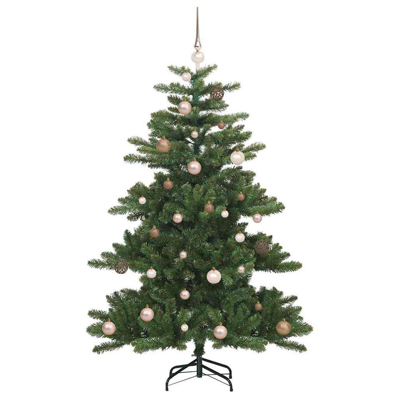 vidaXL Műanyag Hajtogatós Karácsonyfa 150 LED-del 150 cm PVC