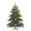 vidaXL Műanyag Hajtogatós Karácsonyfa 150 LED-del 150 cm PVC