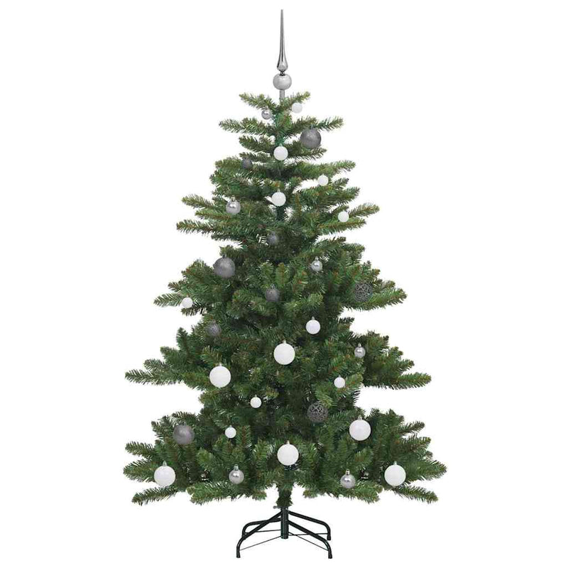 vidaXL Műanyag Hajtogatós Karácsonyfa 150 LED-del 150 cm PVC