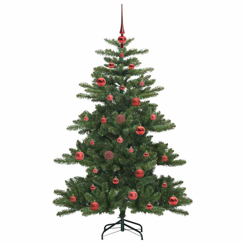 vidaXL Műanyag Hajtogatós Karácsonyfa 150 LED-del 150 cm PVC